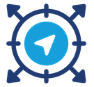 Dark and medium blue compass icon represents the guidance Angela V. Fox Coaching offers its clients.